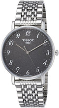 Load image into Gallery viewer, Tissot T Classic Everytime Quartz Black Dial Silver Steel Strap Watch for Men - T109.410.11.072.00