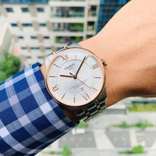 Load image into Gallery viewer, Tissot Chemin des Tourelles Powermatic 80 Helvetic Pride Silver Dial Two Tone Steel Strap Watch for Men - T099.407.22.038.01