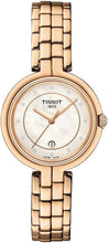 Load image into Gallery viewer, Tissot T Lady Flamingo Mother of Pearl Dial Rose Gold Steel Strap Watch For Women - T094.210.33.116.02