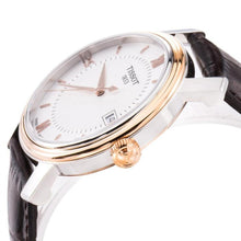 Load image into Gallery viewer, Tissot Bridgeport Lady White Dial Brown Leather Strap Watch For Women - T097.010.26.118.00