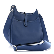 Load image into Gallery viewer, Taurillon Clemence EVELYNE III PM  Bleu Agate