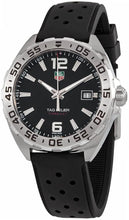 Load image into Gallery viewer, Tag Heuer Formula 1 Quartz Black Dial Black Rubber Strap Watch for Men -  WAZ1112.FT8023