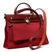 Load image into Gallery viewer, Vache Hunter Toile Herbag Zip 31 PM Rouge H Brique