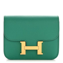 Load image into Gallery viewer, Epsom Constance Slim Wallet Vert Jade