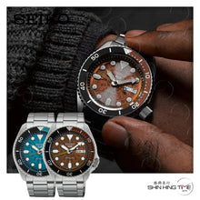 Load image into Gallery viewer, Seiko 5 Sports SKX Skeleton Green Dial Silver Steel Strap Watch For Men - SRPJ45K1