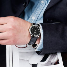 Load image into Gallery viewer, Tissot Classic Dream Black Dial Black Leather Strap Watch for Men - T033.410.16.053.01