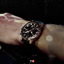 Load image into Gallery viewer, Tissot Supersport Chrono Black Dial Black Leather Strap Watch for Men - T125.617.36.051.00