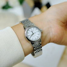 Load image into Gallery viewer, Tissot T Classic Carson Automatic White Dial Silver Steel Strap Watch For Women - T085.207.11.011.00