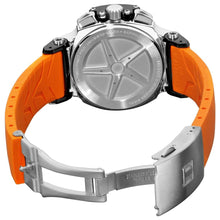 Load image into Gallery viewer, Tissot T Race Chronograph Black Dial Orange Rubber Strap Watch for Women - T048.217.27.057.00