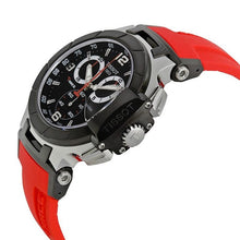 Load image into Gallery viewer, Tissot T Race Chronograph Black Dial Red Rubber Strap Watch for Men - T048.417.27.057.01