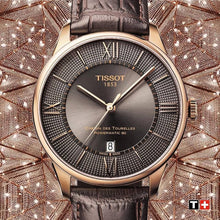 Load image into Gallery viewer, Tissot Chemin des Tourelles Powermatic 80 Brown Dial Brown Leather Strap Watch for Men - T099.407.36.448.00