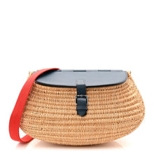 Load image into Gallery viewer, Swift Wicker Picnic Fishing Bag Bleu de Prusse