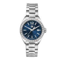 Load image into Gallery viewer, Tag Heuer Formula 1 Diamonds Blue Dial Silver Steel Strap Watch for Women - WBJ1416.BA0664