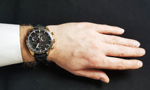 Load image into Gallery viewer, Tissot PRS 516 Chronograph Black Dial Black Leather Strap Watch For Men - T100.417.36.051.00