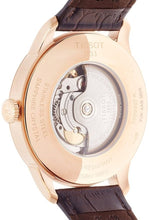 Load image into Gallery viewer, Tissot T Classic Chemin Des Tourelles Powermatic 80 Brown Dial Brown Leather Strap Watch for Men - T099.407.36.447.00