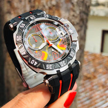 Load image into Gallery viewer, Tissot T Race Chronograph Stefan Bradl Special Edition Black Dial Black Rubber Strap Watch for Men - T092.417.27.057.02