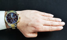 Load image into Gallery viewer, Tissot Chrono XL Classic Blue Dial Two Tone Steel Strap Watch for Men - T116.617.22.041.00