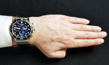 Load image into Gallery viewer, Tissot Seastar 1000 Chronograph Blue Dial Silver Mesh Bracelet Watch For Men - T120.417.11.041.02