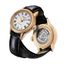 Load image into Gallery viewer, Tissot Carson Automatic White Dial Brown Leather Strap Watch For Women - T085.207.36.011.00
