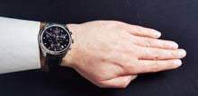 Load image into Gallery viewer, Tissot PR 100 Chronograph Black Dial Black Leather Strap Watch For Men - T101.417.16.051.00