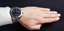 Load image into Gallery viewer, Tissot PR 100 Sport Quartz Chronograph Blue Dial Silver Steel Strap Watch For Men - T101.617.11.041.00