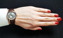 Load image into Gallery viewer, Tissot Carson Premium Lady Silver Dial Brown Leather Strap Watch For Women - T122.210.36.033.00