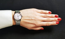 Load image into Gallery viewer, Tissot T Classic Carson Premium Lady Mother of Pearl Pink Dial Silver Steel Strap Watch For Women - T122.210.11.159.00