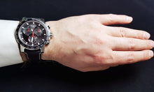 Load image into Gallery viewer, Tissot Supersport Chrono Black Dial Black Leather Strap Watch for Men - T125.617.16.051.00