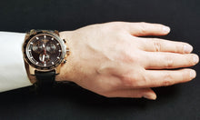 Load image into Gallery viewer, Tissot Supersport Chrono Black Dial Black Leather Strap Watch for Men - T125.617.36.051.00