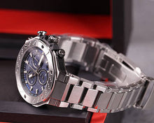 Load image into Gallery viewer, Tissot T Race Chronograph Blue Dial Silver Steel Strap Watch For Men - T141.417.11.041.00