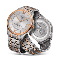 Load image into Gallery viewer, Tissot Chemin des Tourelles Powermatic 80 Helvetic Pride Silver Dial Two Tone Steel Strap Watch for Men - T099.407.22.038.01
