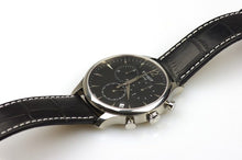 Load image into Gallery viewer, Tissot T Classic Tradition Chronograph Black Dial Black Leather Strap Watch For Men - T063.617.16.057.00