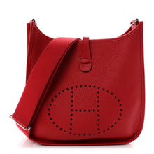Load image into Gallery viewer, Taurillon Clemence Evelyne III PM Rouge Casaque