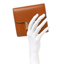 Load image into Gallery viewer, Tadelakt Constance Short Wallet Gold
