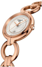 Load image into Gallery viewer, Tissot T Lady Flamingo Mother of Pearl Dial Rose Gold Steel Strap Watch for Women - T094.210.33.116.01