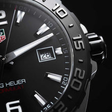 Load image into Gallery viewer, Tag Heuer Formula 1 Quartz Black Dial Black Rubber Strap Watch for Men - WAZ1110.FT8023