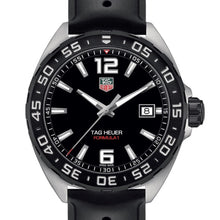 Load image into Gallery viewer, Tag Heuer Formula 1 Quartz Black Dial Black Rubber Strap Watch for Men - WAZ1110.FT8023