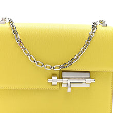 Load image into Gallery viewer, Chevre Mysore Mini Verrou Chaine Bag Lime