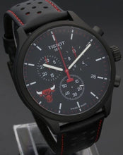 Load image into Gallery viewer, Tissot T Sport Chrono XL NBA Teams Special Chicago Bulls Edition Black Dial Black Leather Strap Watch for Men - T116.617.36.051.00