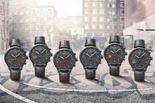Load image into Gallery viewer, Tissot T Sport Chrono XL NBA Teams Special Chicago Bulls Edition Black Dial Black Leather Strap Watch for Men - T116.617.36.051.00