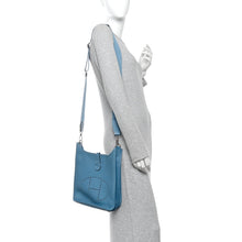 Load image into Gallery viewer, Taurillon Clemence EVELYNE III PM Blue Jean