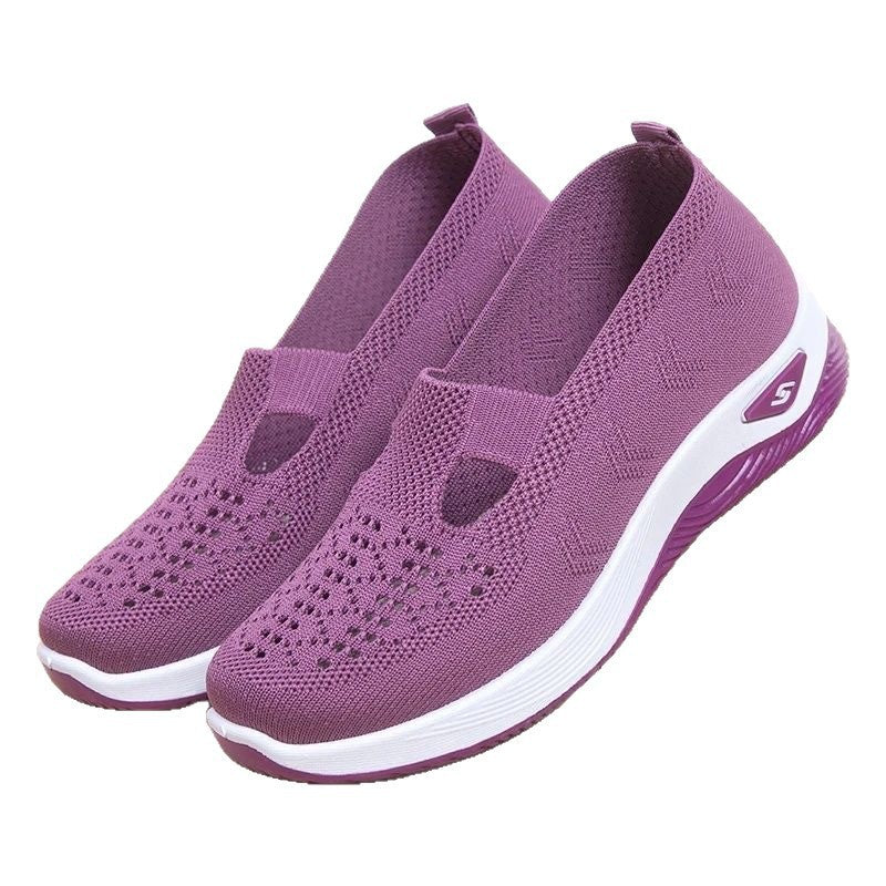 Women's Shoes with Non-Slip Soft Sole, Wide and Comfortable Walking Shoes, Canvas Shoes