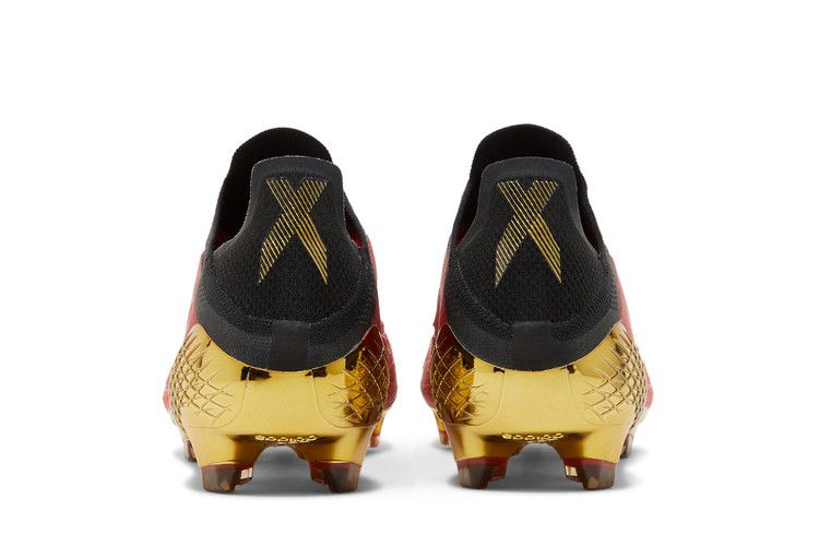 adidas X Speedflow+ FG Vivid Red Gold Metallic