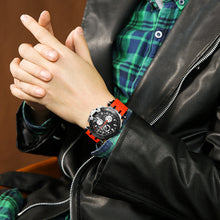 Load image into Gallery viewer, Tissot T Race Chronograph Black Dial Red Silicone Strap Watch For Men - T115.417.27.051.00