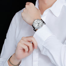Load image into Gallery viewer, Tissot Chrono XL Silver Dial Brown Leather Strap Watch For Men - T116.617.16.037.00