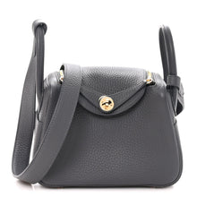 Load image into Gallery viewer, Taurillon Clemence Mini Lindy 20 Gris Misty