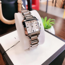 Load image into Gallery viewer, Tissot T Wave Diamonds Mother of Pearl Dial Silver Steel Strap Watch for Women - T02.1.285.74