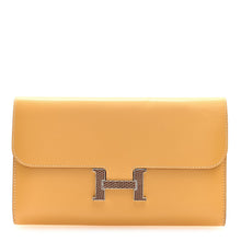 Load image into Gallery viewer, Tadelakt Lizard Constance Long Wallet Sable Cecil
