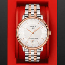 Load image into Gallery viewer, Tissot Carson Premium Powermatic 80 White Dial Two Tone Steel Strap Watch For Men - T122.407.22.031.01