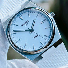 Load image into Gallery viewer, Tissot PRX 40 White Dial White Rubber Strap Watch For Men -  T137.410.17.011.00